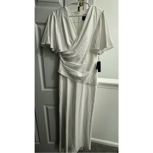Adrianna papell white jumpsuit.